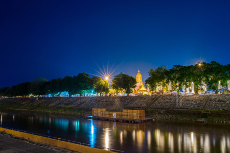 Wat Phra Si Rattana Mahathat Woramahawihan, Pisanuloke,THAILANDの写真素材