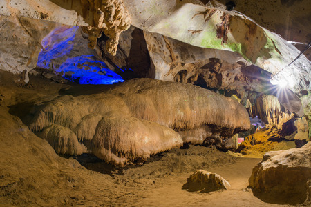 Chiang Dao Cave, Chiang Mai Province, Thailand.の写真素材