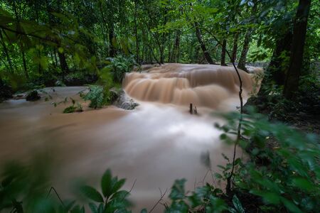 HuayRong waterfall  north in thailand,Phrae,Thailand.