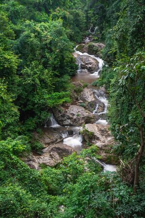Mae Sa waterfall national park in Mae Rim, Chiang Mai, Thailand.
