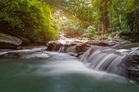 Mae Sa waterfall national park in Mae Rim, Chiang Mai, Thailand.の写真素材