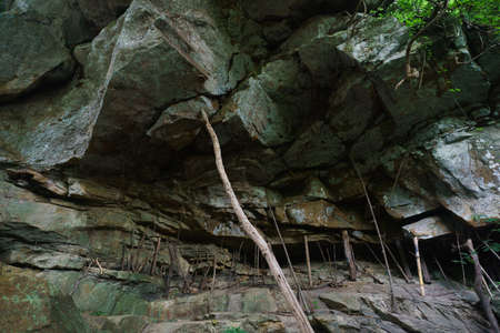 Mae Sa waterfall Near Chiangmai city, Chiang Mai, North in Thailand.