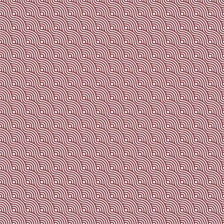 circle Seamless geometric pattern, Circle pattern line, Monochrome elements background vectorのイラスト素材