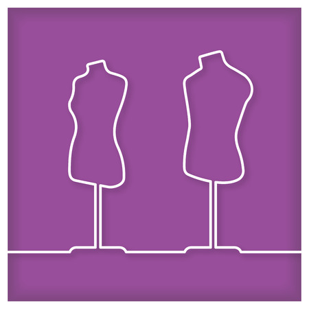 Tailor's dummy Iconのイラスト素材