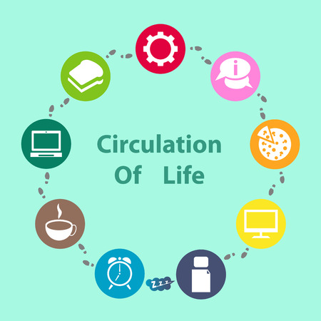 Circulation of Lifeのイラスト素材