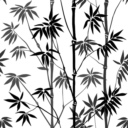 Bamboo Seamless Patternのイラスト素材