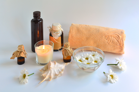 Spa Elements Compositionの写真素材