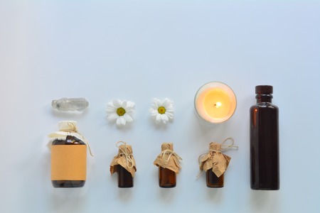 Spa Flat Lay Compositionの写真素材