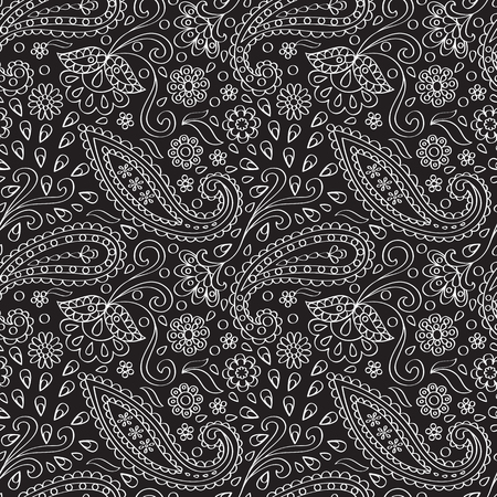 Paisley Seamless Patternのイラスト素材
