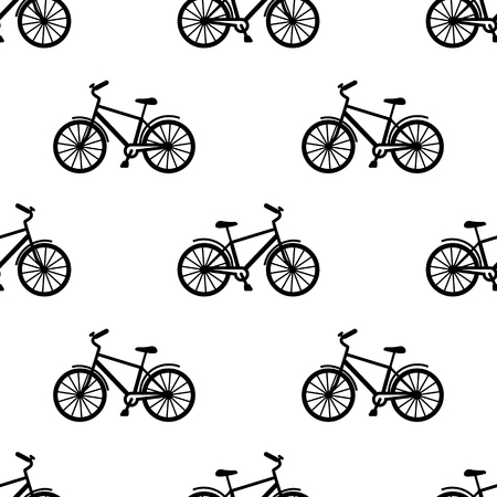 Bike Seamless Pattern Vector illustration.のイラスト素材