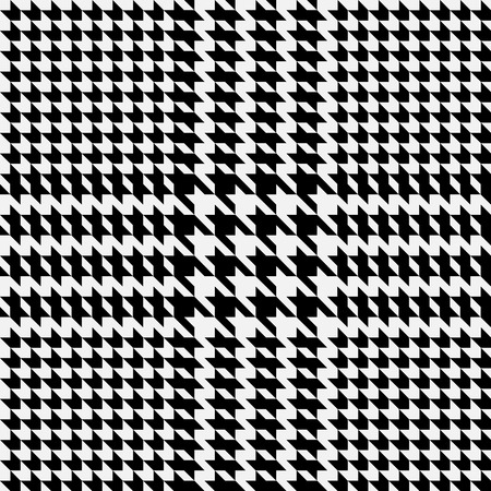 Check fashion tweed black seamless pattern with fabric imitation in white background for textile prints, wallpaper, wrapping.のイラスト素材
