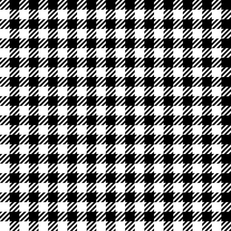 Check fashion tweed white and black seamless pattern for textile prints, wallpaper, wrapping, fabric...