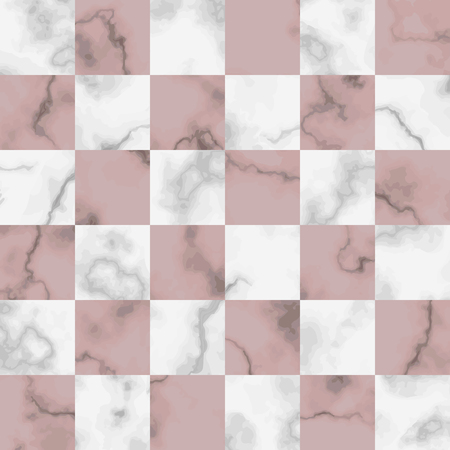 Marble Luxury Check Seamless Patternのイラスト素材