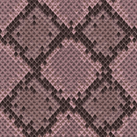 Snake skin pink and maroon seamless pattern. Animal colorful repeat wallpaper for textile prints, backgrounds, wrapping.のイラスト素材