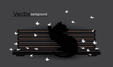 illustration of a catのイラスト素材