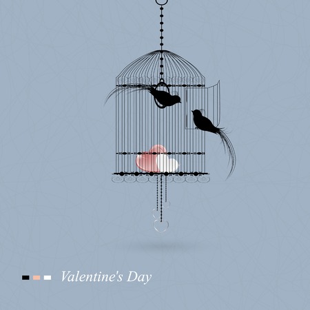 Happy Valentine\\\'s Day Greeting Cardのイラスト素材