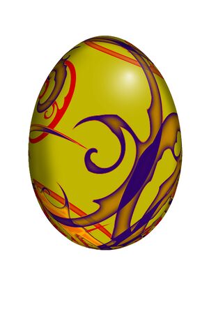 easter egg yellowの写真素材