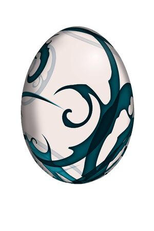 easter egg whiteの写真素材