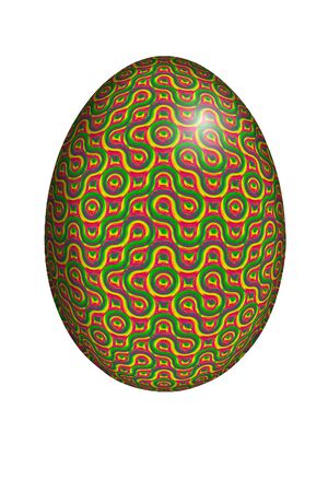 easter egg red greenの写真素材