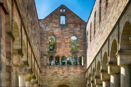 Paulinzella monastery ruinsの写真素材
