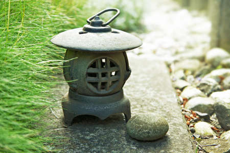 Cast iron lanternの写真素材