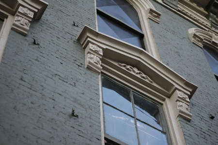 Exterior Close Up of Historical Downtown Building