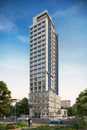 High rise building in Moscow.