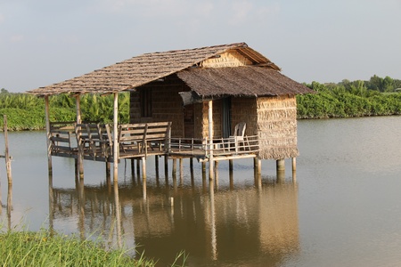 Home alone,Thailandの写真素材