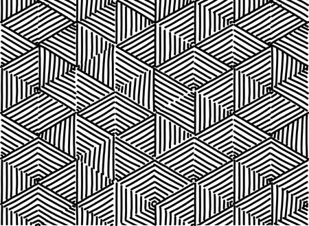 Vector hand drawn digital seamless pattern.のイラスト素材