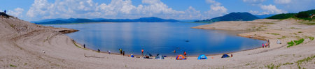 Jilin Songhua Lakeの写真素材