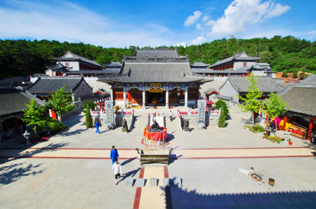 The view of Xuan emperor in Jilinのeditorial素材