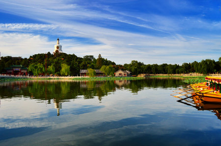 Beihai Beijing Parkの写真素材