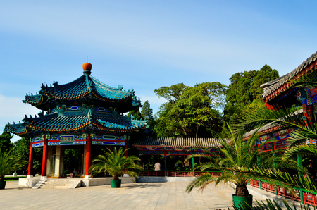 Zhongshan Park ancient buildingsのeditorial素材