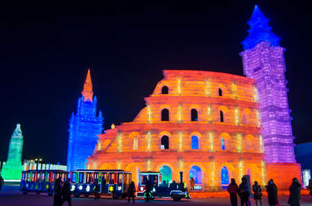 Harbin Ice Lanternのeditorial素材