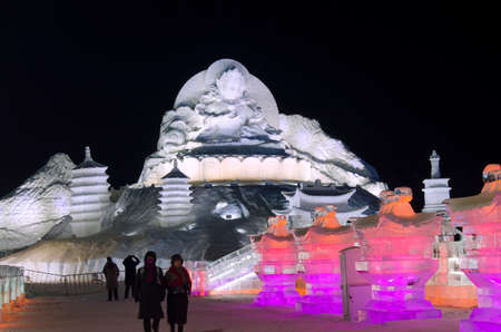 Harbin Ice Lanternのeditorial素材