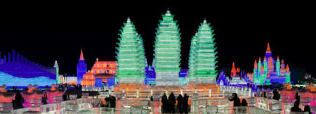 Harbin Ice Lanternのeditorial素材