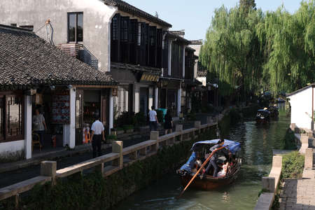 Ancient Town Zhouzhuangのeditorial素材