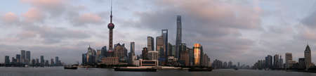 The magic capital at dusk-Shanghai.のeditorial素材