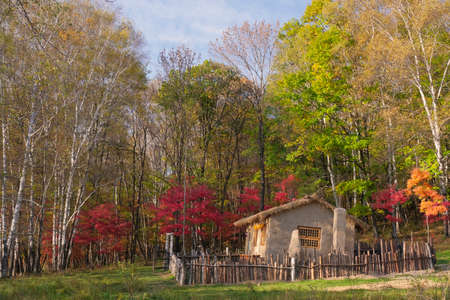 Jiaohe Hongye Valley Earth Houseのeditorial素材