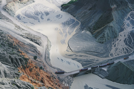 Xinjiang scenery, China.の写真素材