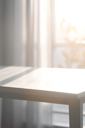 Table Top And Blur Interior of Background - 3D Renderingの素材