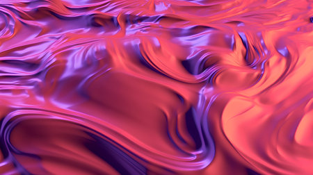 abstract background with smooth lines in pink and purple colors, digitally generated imageの素材