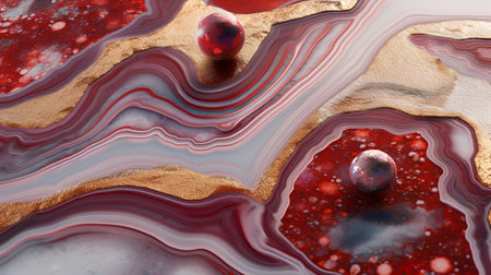 Marble texture background. 3d rendering, 3d illustration.の素材