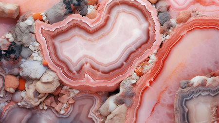 Natural agate mineral texture as nice background with copy space for text or imageの素材