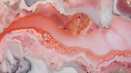 Abstract background with pink and white marble texture. High resolution photo. Full depth of field.の素材