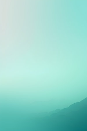 Abstract green background with mountains and blue sky. Vector illustration for your designの素材