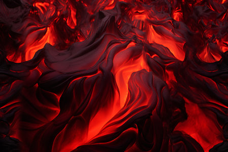 Red fire flames background. 3d rendering, 3d illustration.の素材