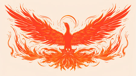 Vector image of a swan in the form of an eagle.の素材