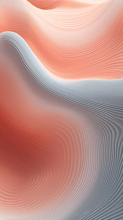 Abstract wavy background. 3d rendering, 3d illustration.の素材
