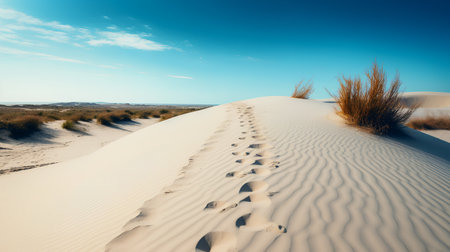 Sand dunes in Maspalomas, Gran Canaria, Canary Islands, Spainの素材